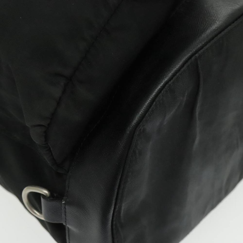 PRADA Backpack Nylon Black Silver Auth ep6168 - Picture 15 of 16